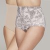 Your Secret Control High Waist Pants - 2 Pack - Rose Print & Nude